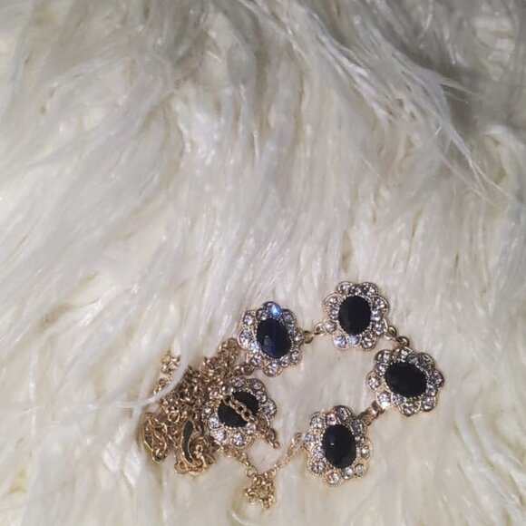 💃Designer Chain Necklace With Dazzling Crystal Stones🌴 - Picture 8 of 8